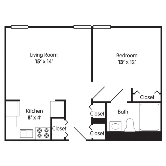 Floor Plans of Rendant Apartments in Savannah, GA